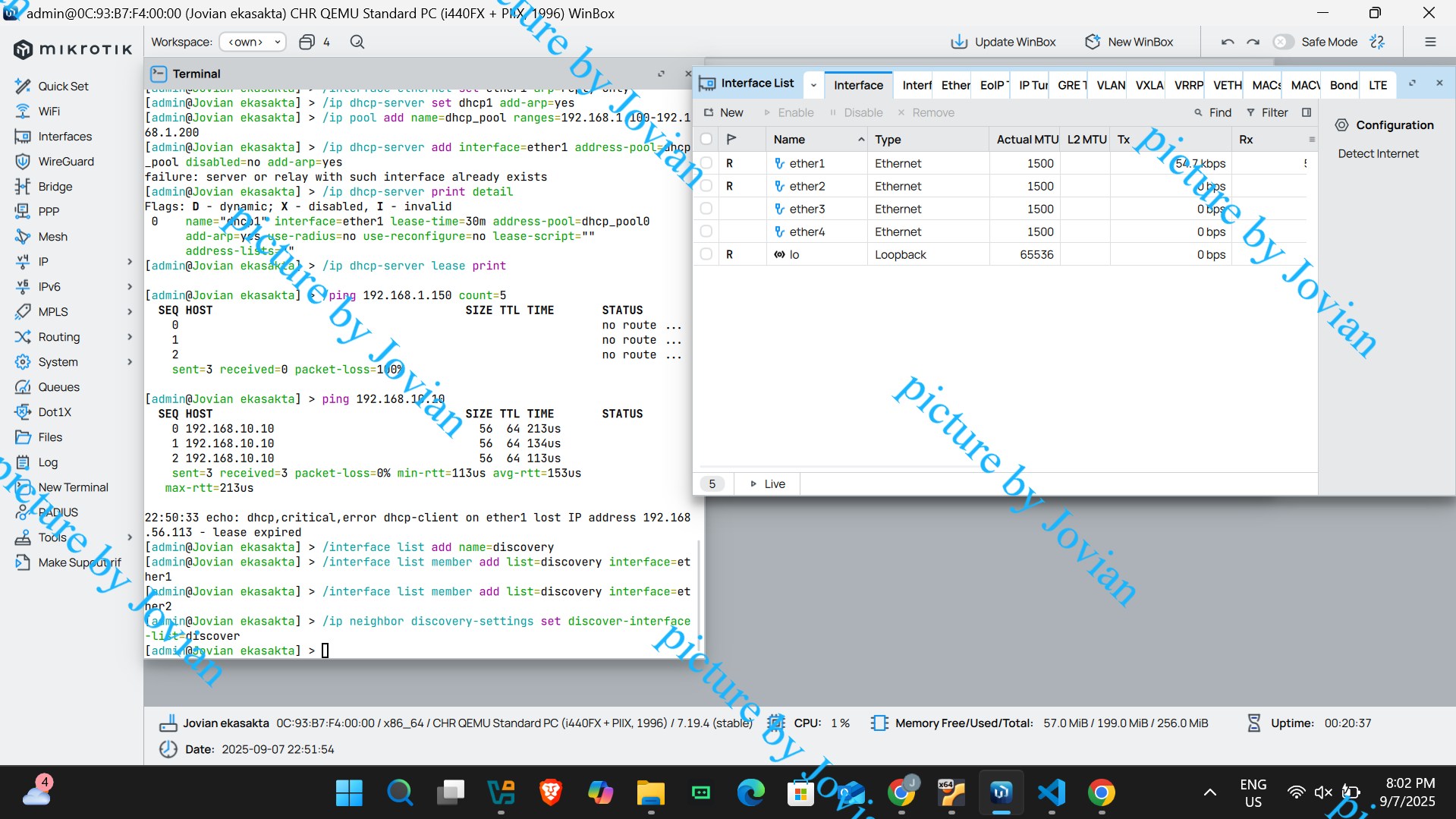 Topologi Neighbor Discovery pada MikroTik RouterOS